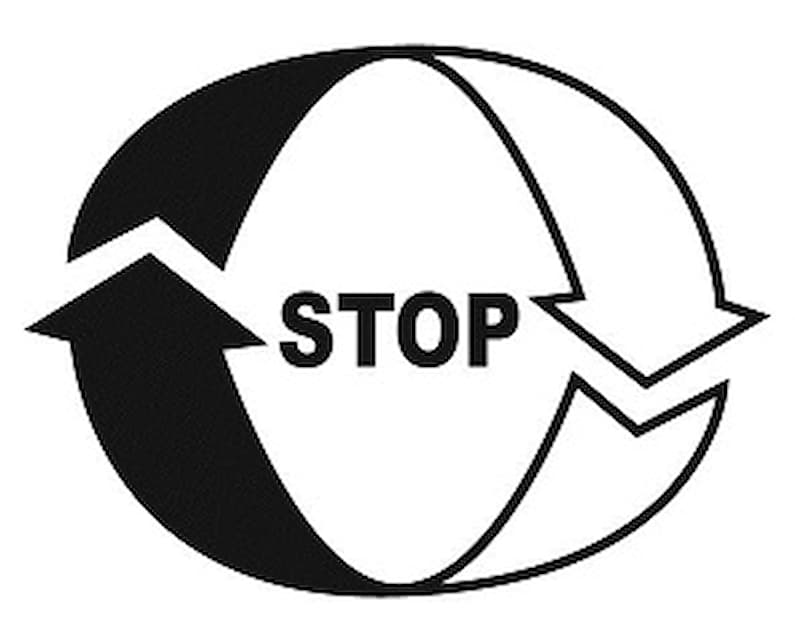 Takaisinveto STOP-merkki